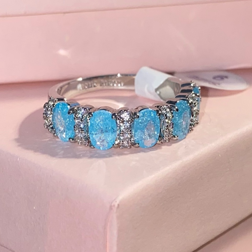 🍀5/$45🍀 RBP] The Isabella Ring Aquamarine Ice Crystal